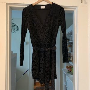 Saylor by Free People Velvet Romper